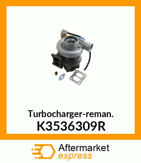 Turbocharger-reman. K3536309R