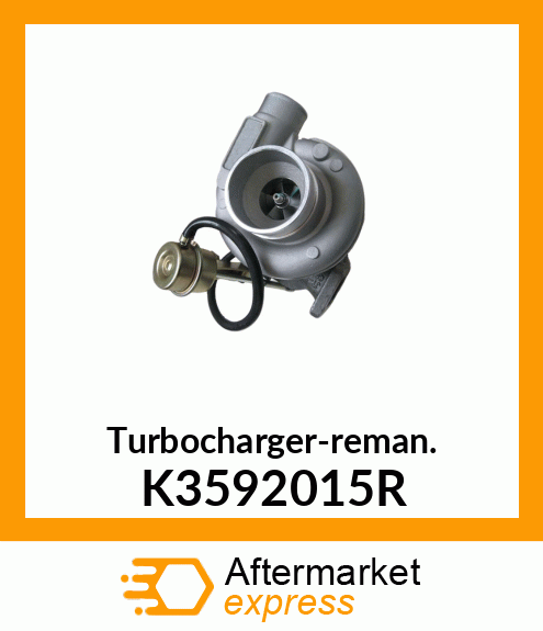 Turbocharger-reman. K3592015R