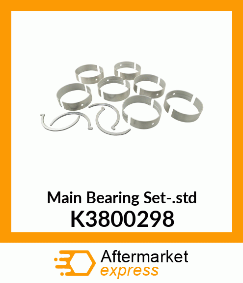 Main Bearing Set-.std K3800298