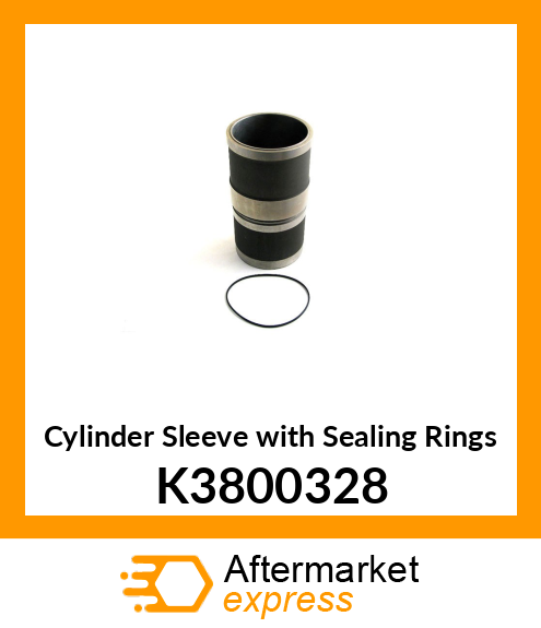 Cylinder Sleeve with Sealing Rings K3800328