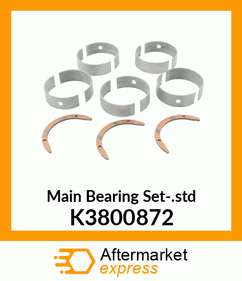 Main Bearing Set-.std K3800872