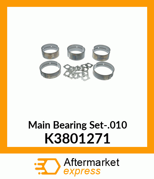 Main Bearing Set-.010 K3801271