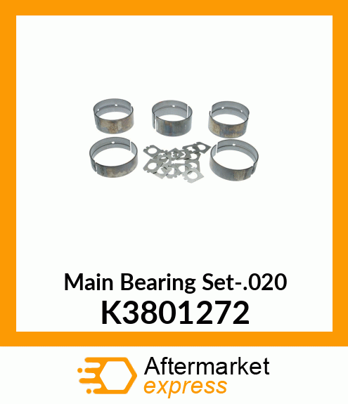 Main Bearing Set-.020 K3801272