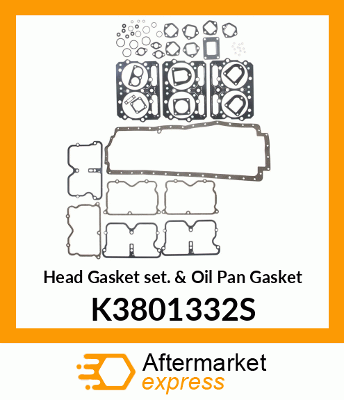 Head Gasket Set & Oil Pan Gasket K3801332S