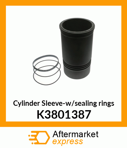 Cylinder Sleeve-w/sealing rings K3801387