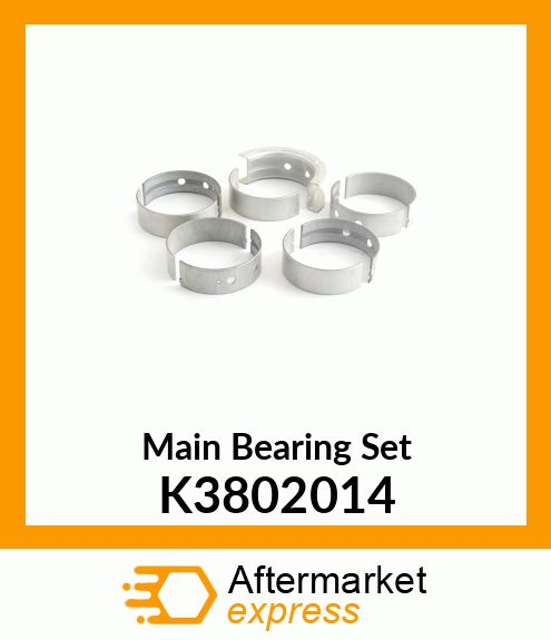Main Bearing Set K3802014