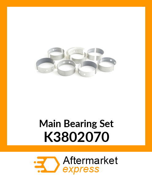 Main Bearing Set K3802070