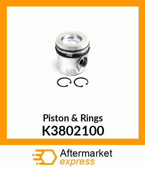 Piston & Rings K3802100