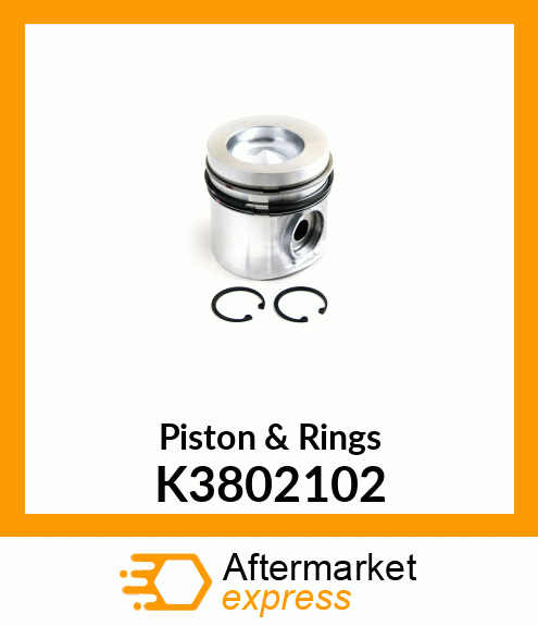 Piston & Rings K3802102