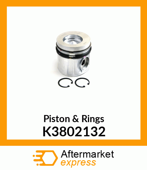 Piston & Rings K3802132