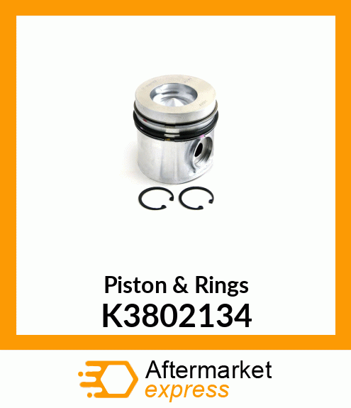 Piston & Rings K3802134