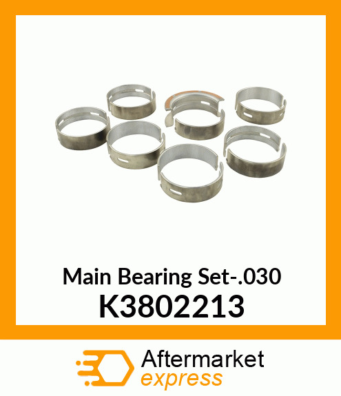 Main Bearing Set-.030 K3802213