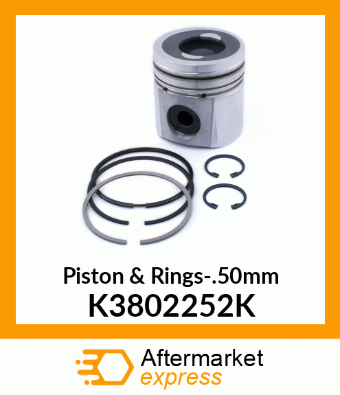 Piston & Rings-.50mm K3802252K