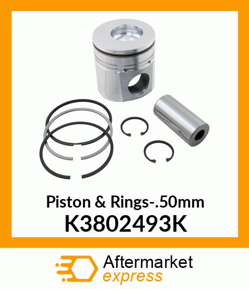 Piston & Rings-.50mm K3802493K