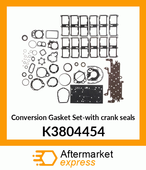 Conversion Gasket Set-with crank seals K3804454