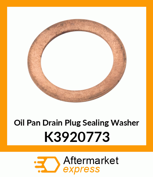 Oil Pan Drain Plug Sealing Washer K3920773