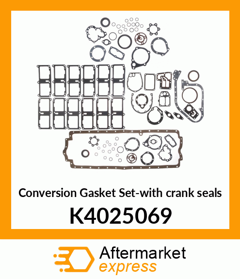 Conversion Gasket Set-with crank seals K4025069