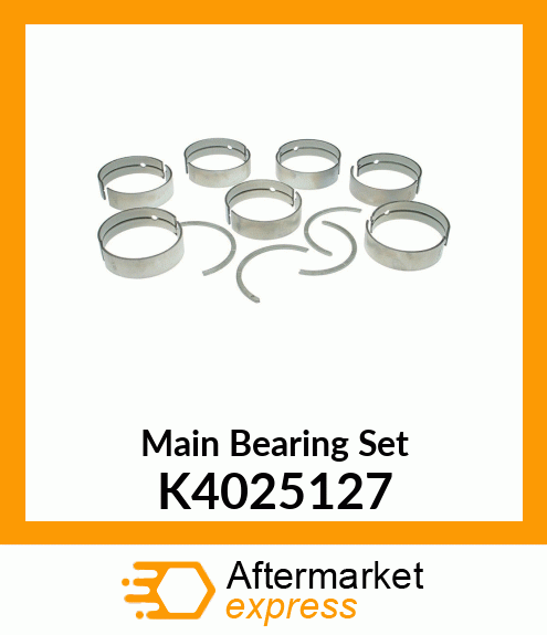 Main Bearing Set K4025127