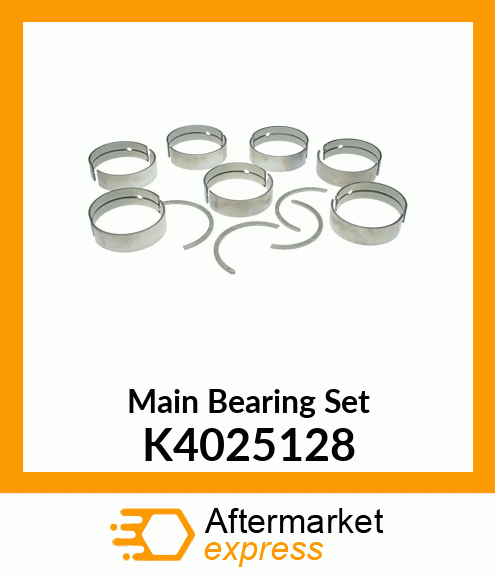 Main Bearing Set K4025128