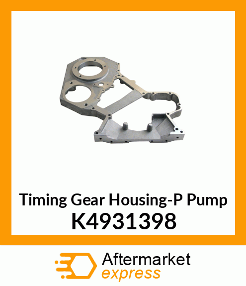 Timing Gear Housing-P Pump K4931398