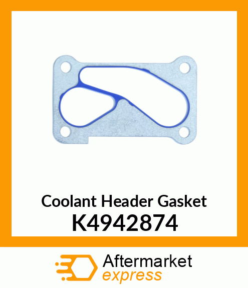 Coolant Header Gasket K4942874