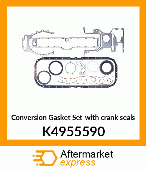 Conversion Gasket Set-with crank seals K4955590