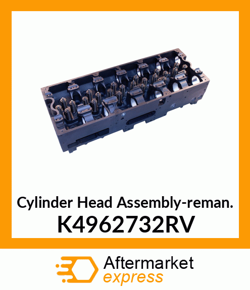 Cylinder Head Assembly-reman. K4962732RV