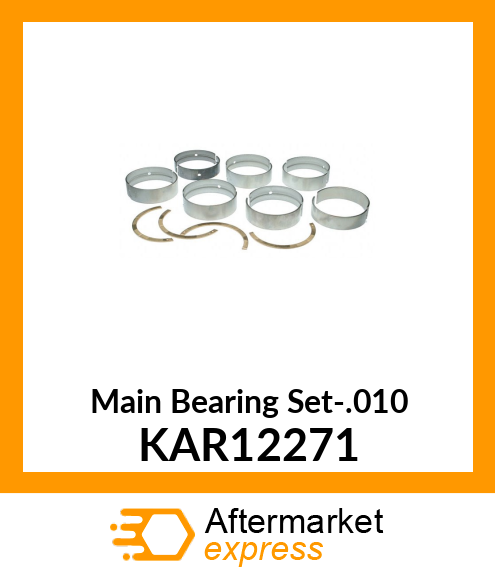 Main Bearing Set-.010 KAR12271