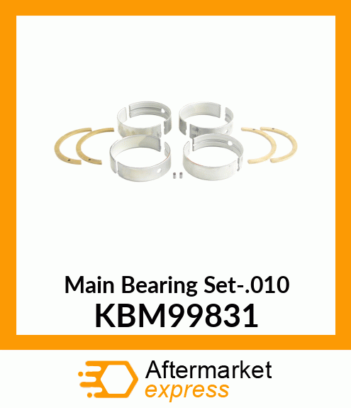 Main Bearing Set-.010 KBM99831