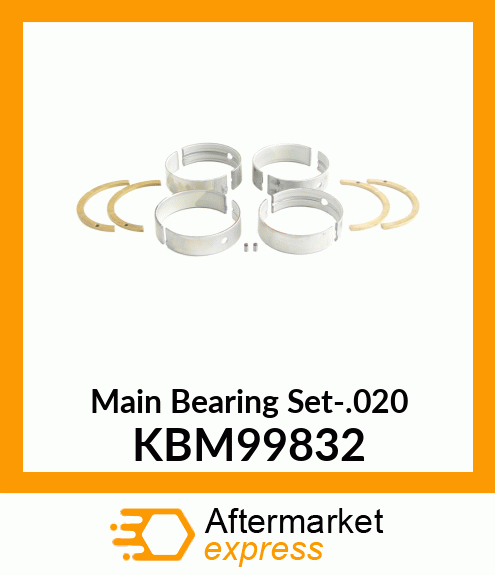 Main Bearing Set-.020 KBM99832