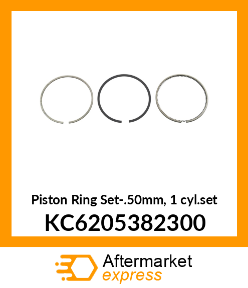 Piston Ring Set-.50mm, 1 cyl.set KC6205382300