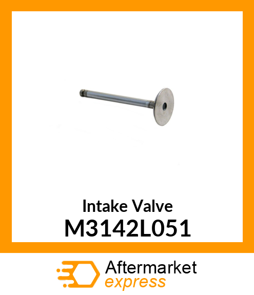 Intake Valve M3142L051