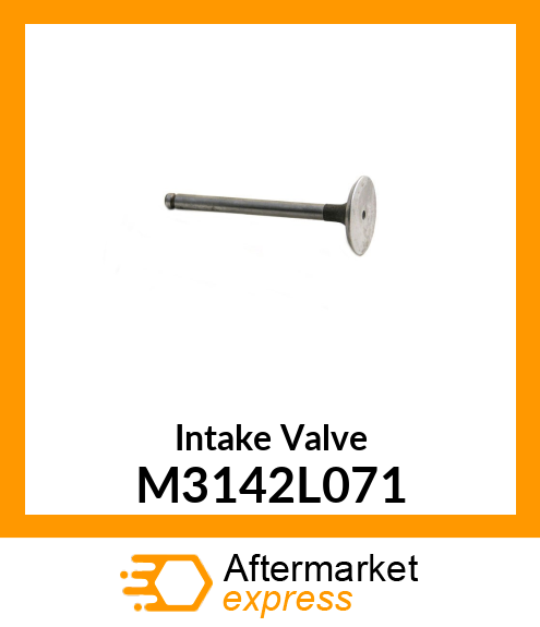 Intake Valve M3142L071