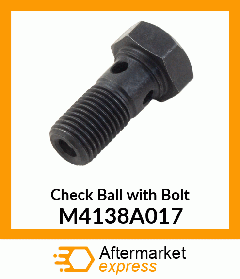 Check Ball with Bolt M4138A017