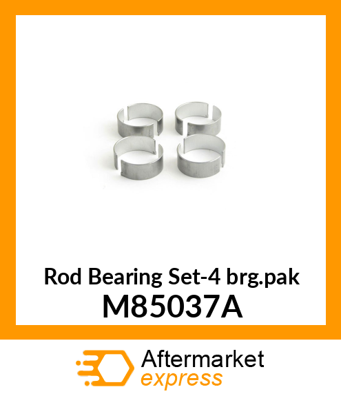 Rod Bearing Set-4 brg.pak M85037A