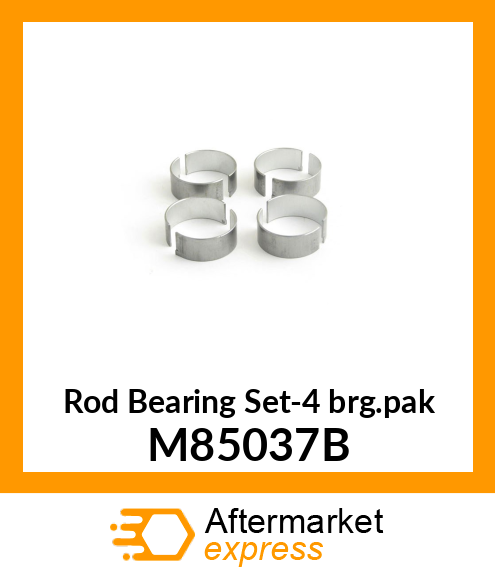 Rod Bearing Set-4 brg.pak M85037B