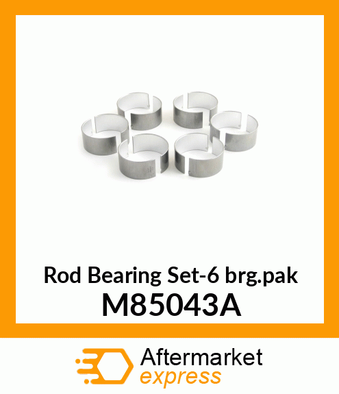 Rod Bearing Set-6 brg.pak M85043A