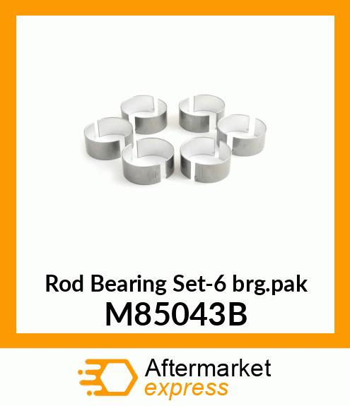 Rod Bearing Set-6 brg.pak M85043B