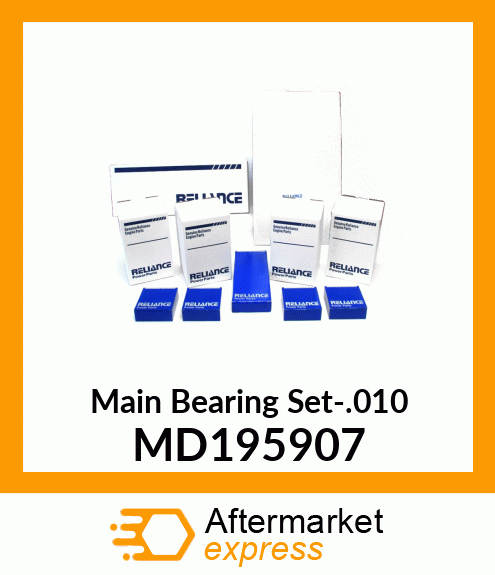 Main Bearing Set-.010 MD195907