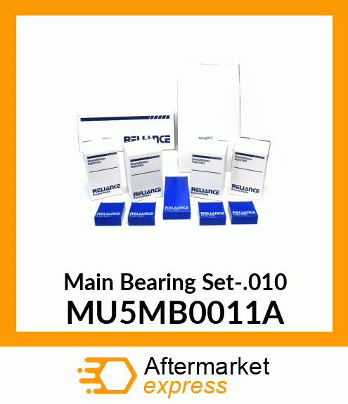 Main Bearing Set-.010 MU5MB0011A