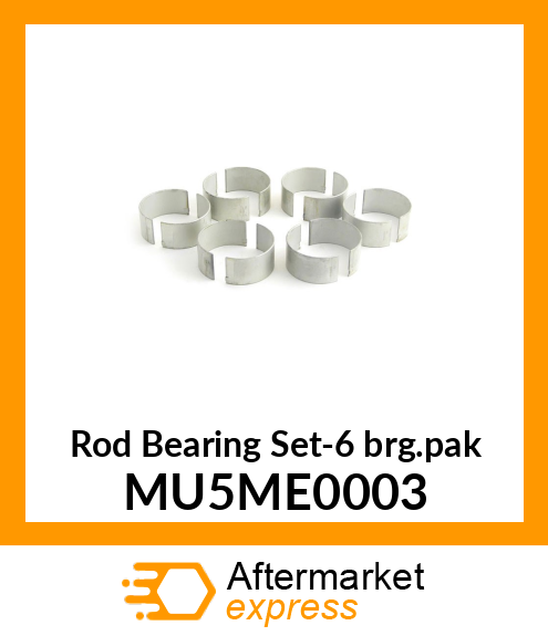 Rod Bearing Set-6 brg.pak MU5ME0003