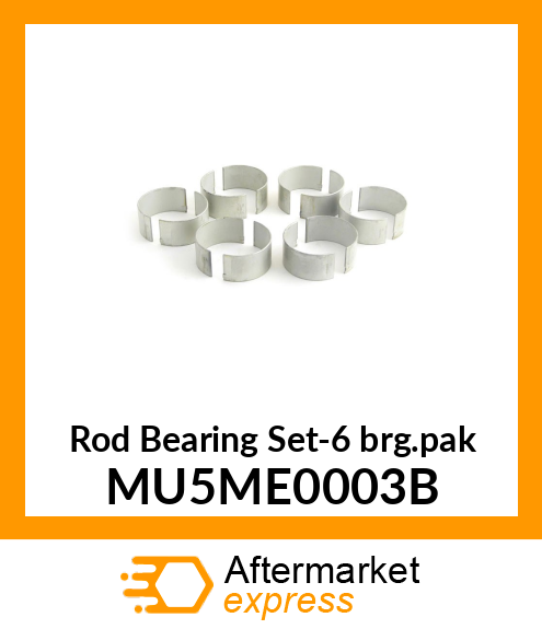 Rod Bearing Set-6 brg.pak MU5ME0003B