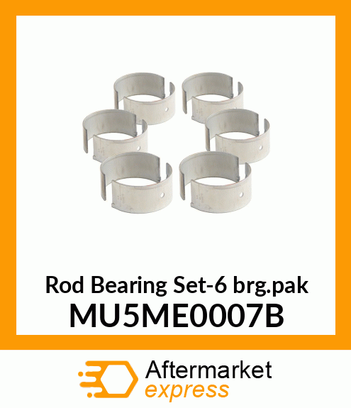 Rod Bearing Set-6 brg.pak MU5ME0007B