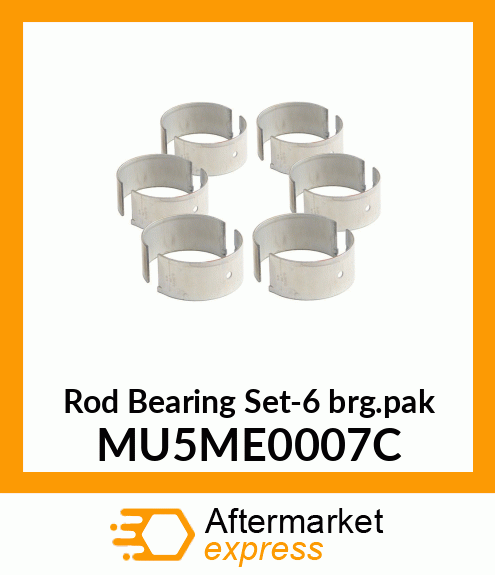Rod Bearing Set-6 brg.pak MU5ME0007C
