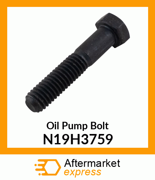 Oil Pump Bolt N19H3759