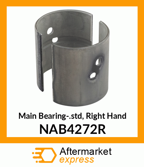 Main Bearing-.std, Right Hand NAB4272R