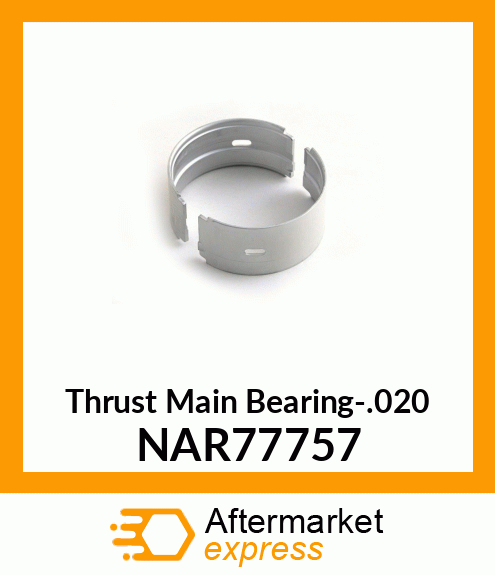 Thrust Main Bearing-.020 NAR77757