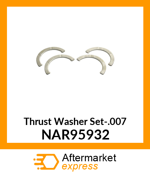 Thrust Washer Set-.007 NAR95932