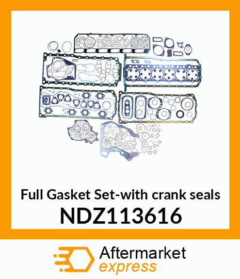 Full Gasket Set-with crank seals NDZ113616