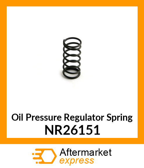 Oil Pressure Regulator Spring NR26151